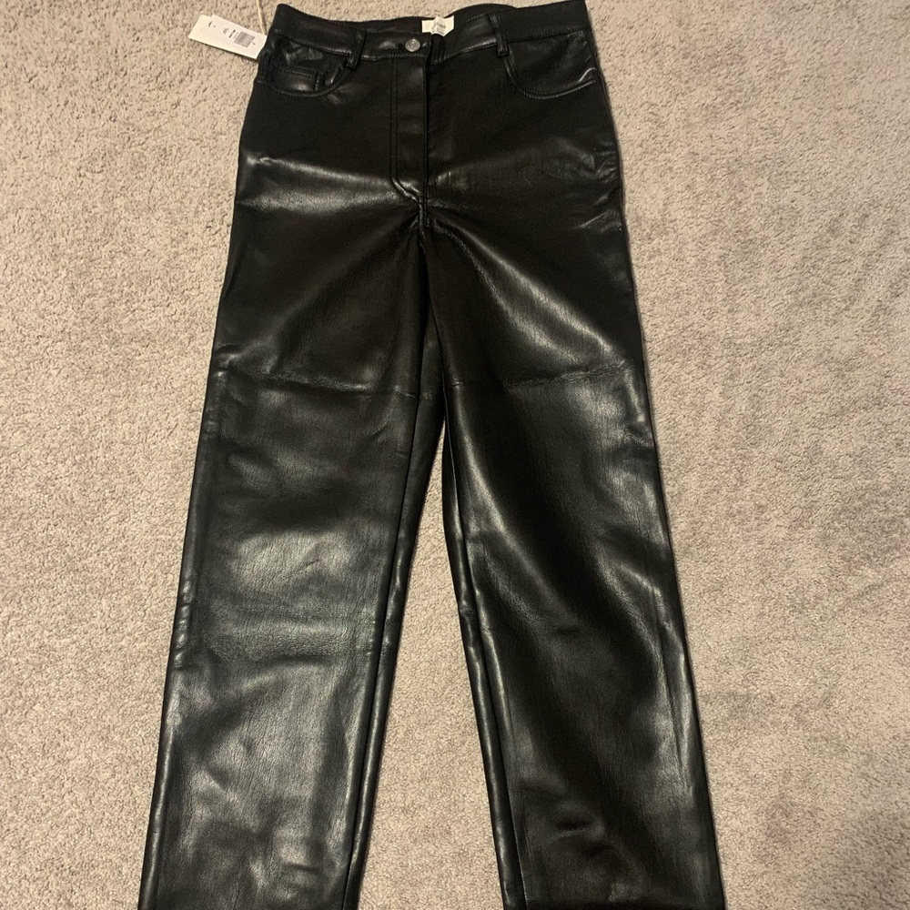Aritzia Wilfred Leather Pants